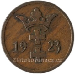 Polsko - Gdaňsk - 2 pfennig 1923