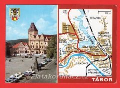 Tábor - náměstí, mapa
