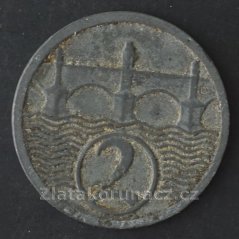 2 haléř 1924