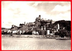 Trenčín - hrad - černobílý