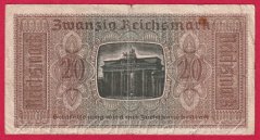 Německo - 20 Reichsmark - S:H