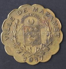 Francie - 5 centimes 1917 Mazamet