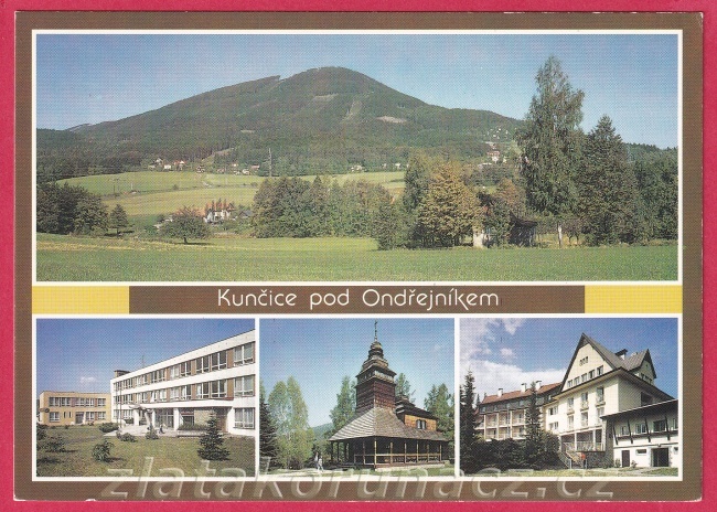 Beskydy - Kunčice pod Ondřejníkem - Pohled na obec