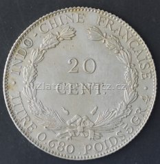 Francouzská Indočína - 20 centimes 1937