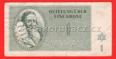 1 K - Terezínská poukázka A 045