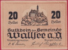 Wallsee - 20 haléřů - 1920