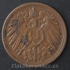 Německo - 1 Reich Pfennig 1909 E