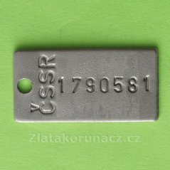 Vojenská identifikační známka ČSSR 1790581