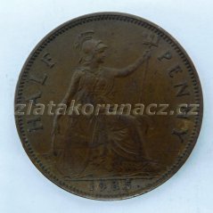 Anglie - 1/2 penny 1935