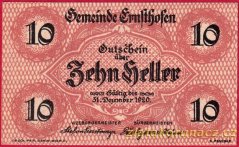 Ernsthofen - 10 haléřů - 1920