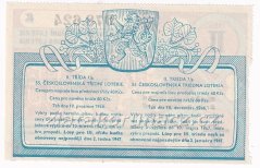 Los - 40 kčs - 55. Československá třídní loterie II. - G r.1946