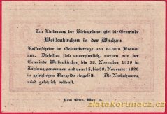 Weissenkirchen - 20 haléřů - 1920