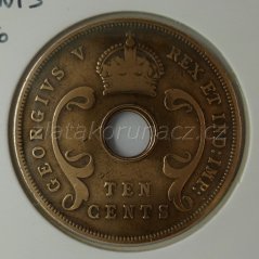 Afrika východní - 10 cents 1936