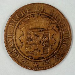 Luxembursko - 10 centimes 1870
