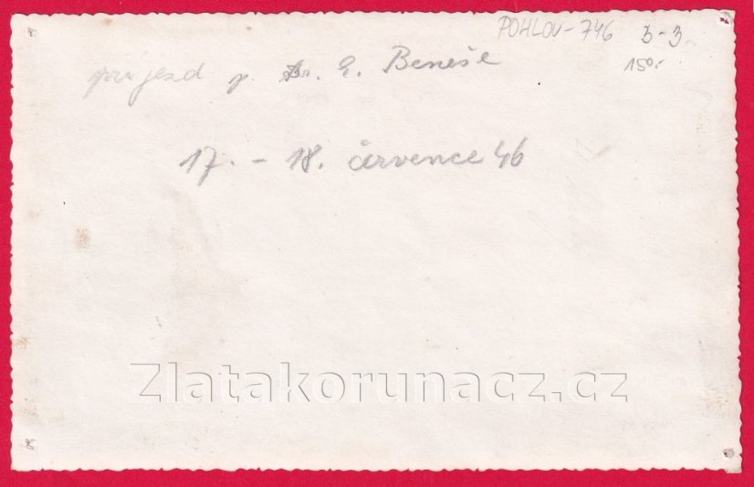 Ostrava - Návštěva E.Beneše 1946 - 46