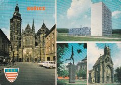 Košice - dóm, ústav národního zdraví, socha