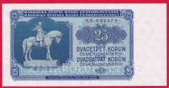 25 Kčs 1953 MH - český číslovač