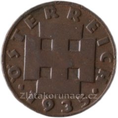 Rakousko - 2 groschen 1935