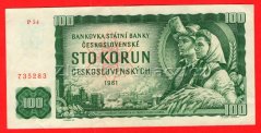 Československo - 100 Korun -1961 P 54