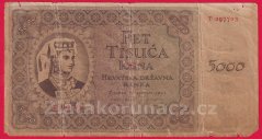 Chorvatsko - 5000 Kuna 1943