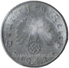 Německo - 5 Reichspfennig 1942 D