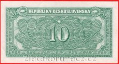 10 Kčs b.l. 1945 SY