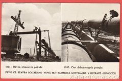 Kunčice - Stavba plynových potrubí