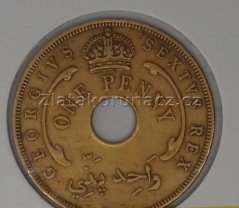 Afrika - Britská západní - 1 penny 1952