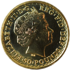 Zlatá mince Anglie - 1/2Oz Britannia 2007
