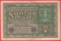 Německo - 50 mark 24.6.1919 - série Nb-pořadí 2