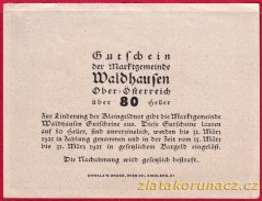 Waldhausen - 80 haléřů - 1921