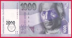 Slovenská republika - 1000 korun 1993 A Bimilénium
