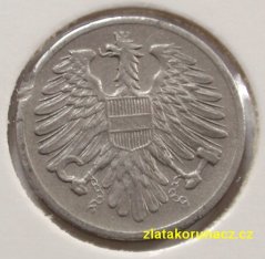 Rakousko - 2 groschen 1957