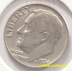 USA - 1 dime 1974
