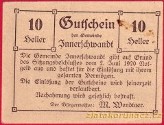 Innerschwandt - 10 haléřů - 1920