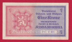 1 koruna 1940 C 021