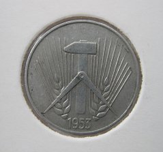 Německo (DDR) - 10 pfennig 1953 E