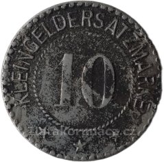 Německo - Saalfeld an der Saale - 10 pfennig b.d. (1918)