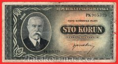 100 Kčs b.l. 1945 PK
