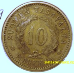 Finsko - 10 markkaa 1929 S