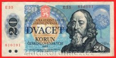 Československo - 20 korun 1988 E 35