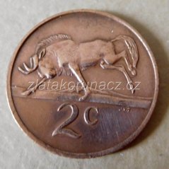 Afrika jižní (Jihoafrická rep.) - 2 cent 1968