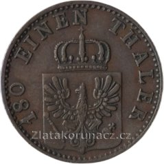 Prusko - 2 pfenninge 1867 A