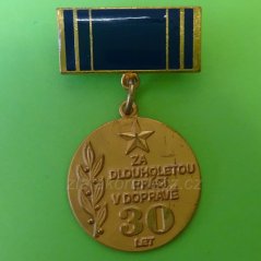 Za dlouholetou práci v dopravě 30 let