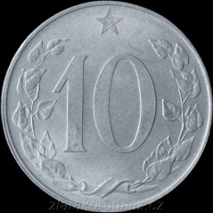 10 haléř 1954