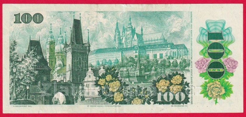 Československo - 100 korun 1989 A 11