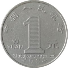 Čína - 1 yuan 2004