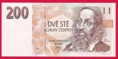 Česká republika - 200 korun 1993 A 14 - Žlutý papír