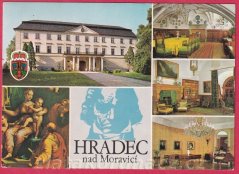 Hradec nad Moravicí - Průčelí bílého zámku