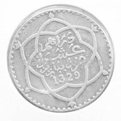 Maroko - 2 a 1/2 dirham 1329 (1911) AH